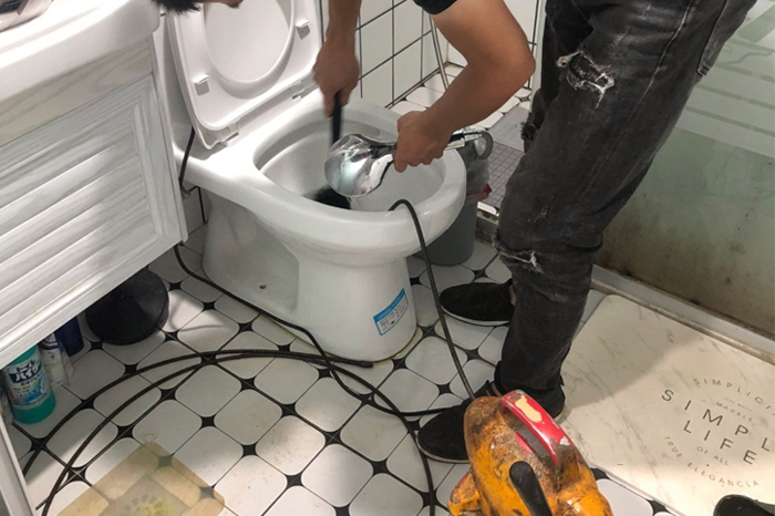 浩口镇疏通下水道